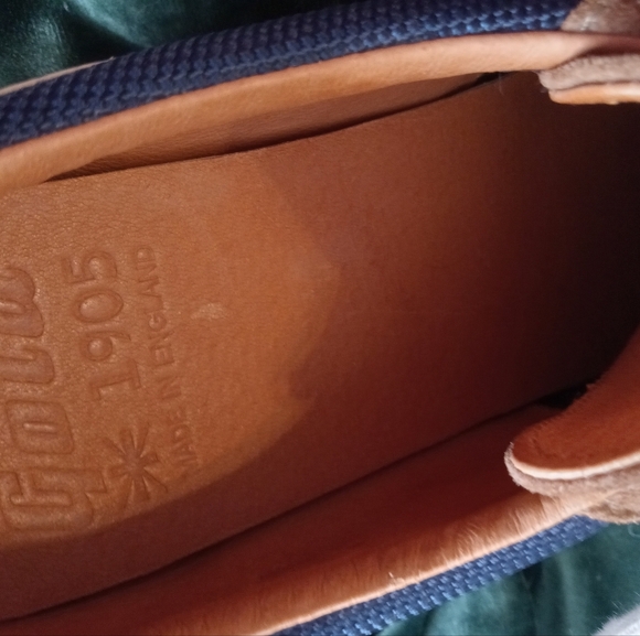 Gola Men's Navy / Brown / Off White Track Mesh 317 Sneakers Size 10 - Picture 14 of 15